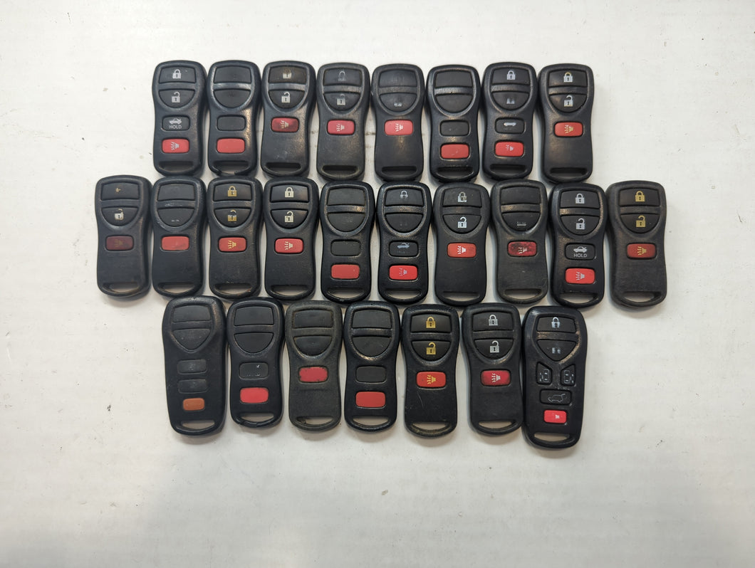 Lot of 25 Nissan Keyless Entry Remote Fob CWTWB1U415 | CWTWB1U821