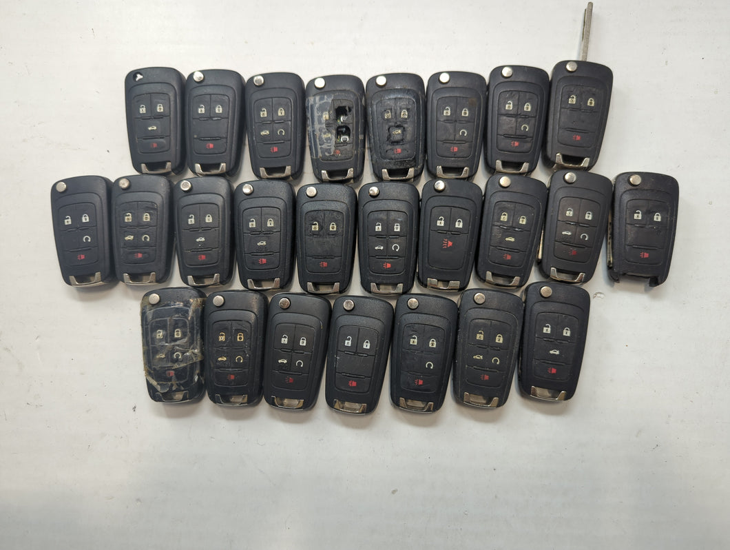 Lot of 25 Chevrolet Keyless Entry Remote Fob MIXED FCC IDS MIXED PART