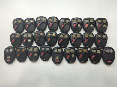 Lot of 25 Chevrolet Keyless Entry Remote Fob KOBUT1BT | LHJ011 |