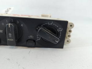 2001-2002 Chrysler Sebring Climate Control Module Temperature AC/Heater Replacement Fits Fits 2001 2002 OEM Used Auto Parts