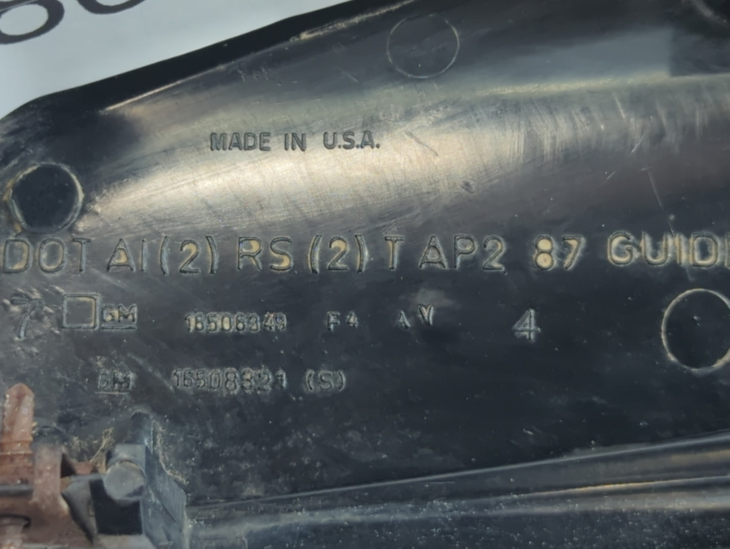 1991 Pontiac Sunbird Tail Light Assembly Driver Left OEM P/N:16508821 16506949 Fits OEM Used Auto Parts - Oemusedautoparts1.com