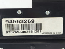 2011-2016 Chevrolet Cruze Radio AM FM Cd Player Receiver Replacement P/N:94563269 95914367 Fits Fits 2011 2012 2013 2014 2015 2016 OEM Used Auto Parts