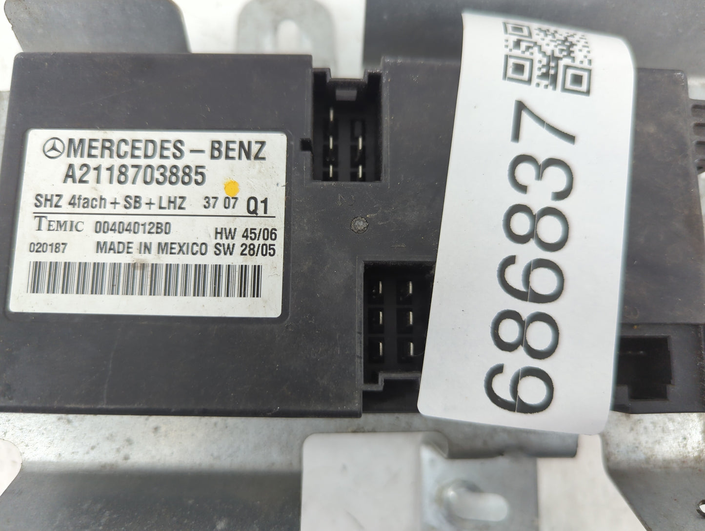 Mercedes-benz Ml250 Chassis Control Module Ccm Bcm Body Control - Oemusedautoparts1.com