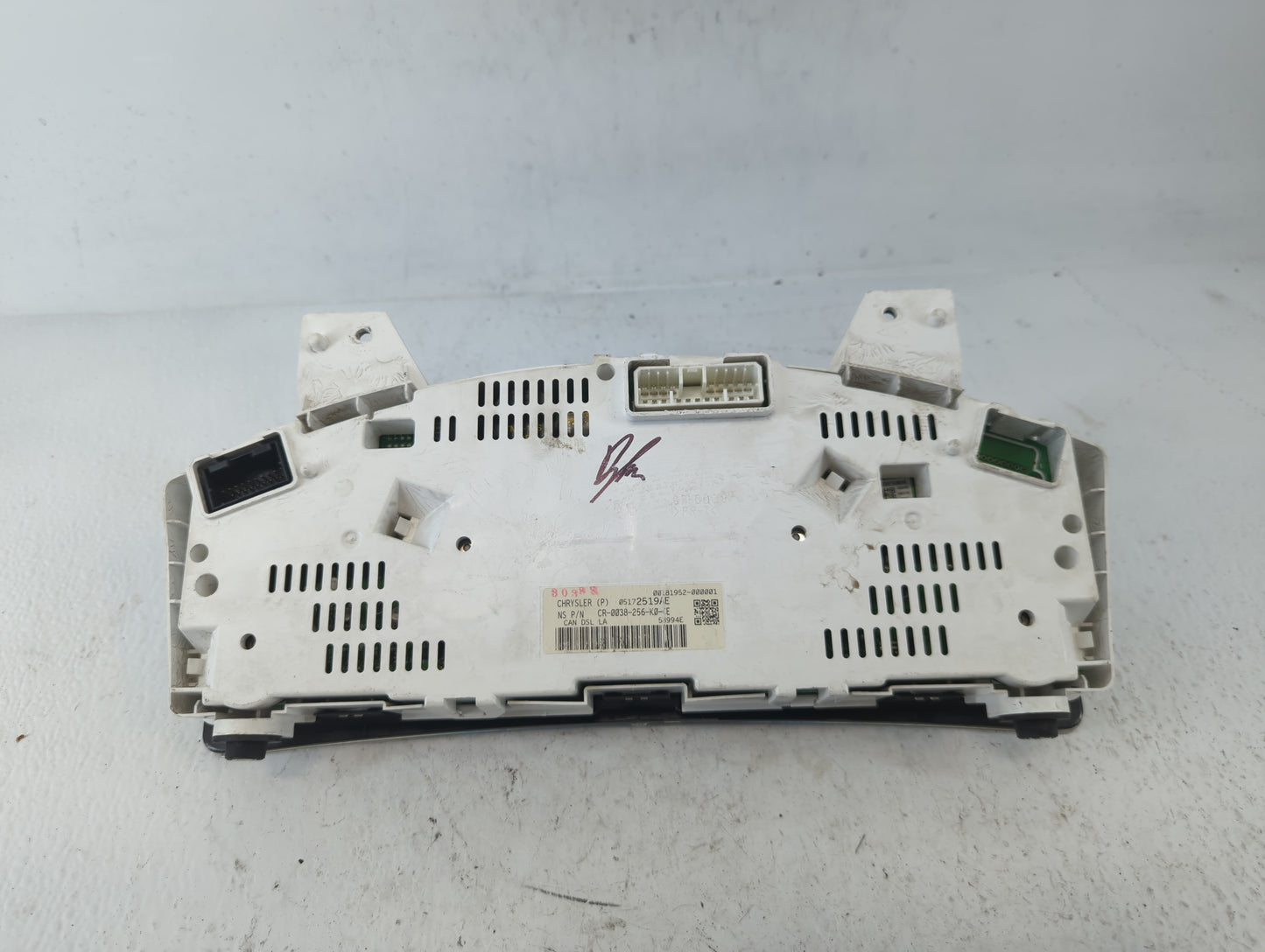 2008 Jeep Grand Cherokee Instrument Cluster Speedometer Gauges P/N:05172519AE Fits OEM Used Auto Parts - Oemusedautoparts1.com