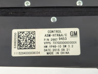 2014-2016 Buick Lacrosse Climate Control Module Temperature AC/Heater Replacement P/N:26679453 Fits Fits 2014 2015 2016 OEM Used Auto Parts - Oemusedautoparts1.com