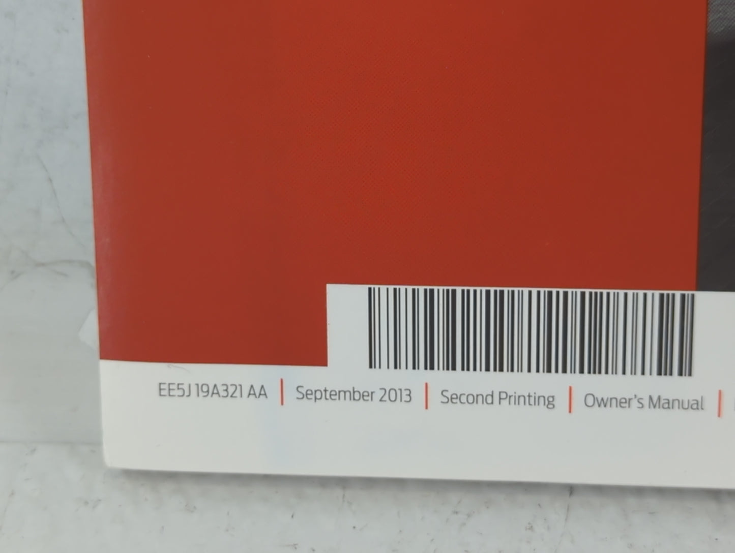 2014 Ford Fusion Owners Manual Book Guide P/N:EE5J19A321 AA OEM Used Auto Parts - Oemusedautoparts1.com