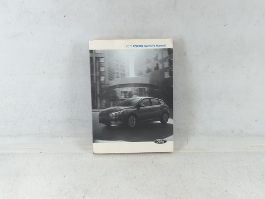 2015 Ford Focus Owners Manual Book Guide P/N:FMJ19A321 AA OEM Used Auto Parts - Oemusedautoparts1.com