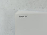 2017 Hyundai Elantra Owners Manual Book Guide P/N:HF30-EU64D OEM Used Auto Parts - Oemusedautoparts1.com