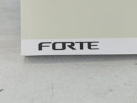 2019 Kia Forte Owners Manual Book Guide P/N:DLS4-EU87A OEM Used Auto Parts - Oemusedautoparts1.com