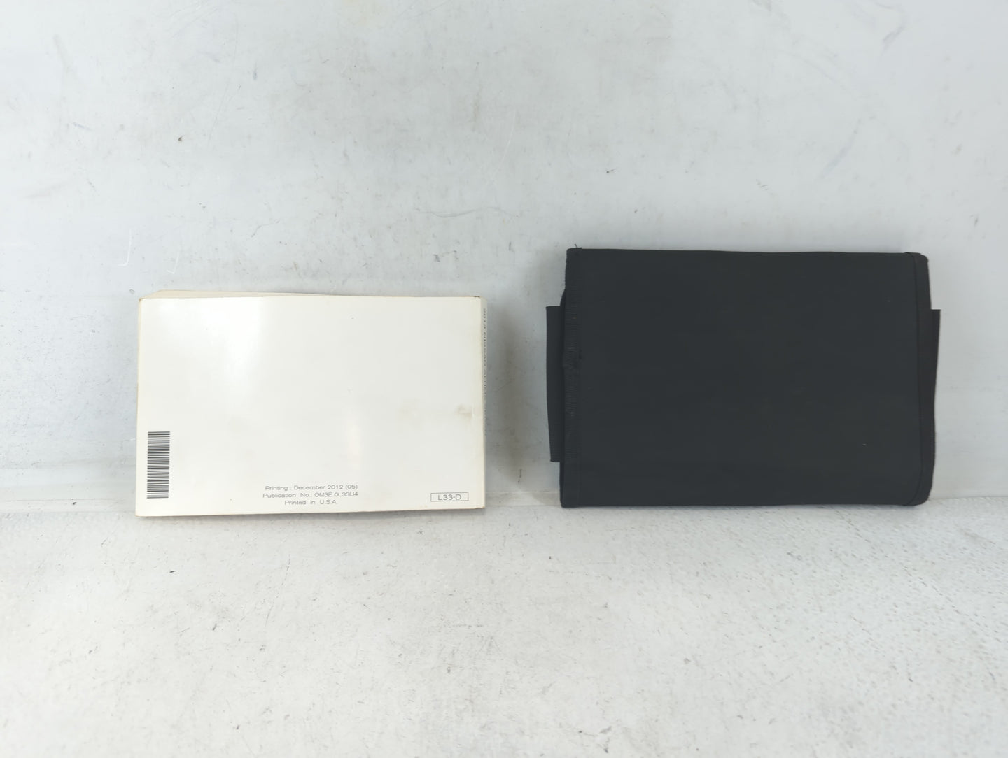 2013 Nissan Altima Owners Manual Book Guide P/N:OM3E 0L33U4 OEM Used Auto Parts - Oemusedautoparts1.com