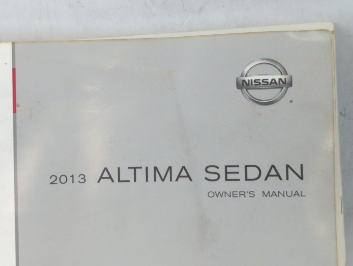 2013 Nissan Altima Owners Manual Book Guide P/N:OM3E 0L33U4 OEM Used Auto Parts - Oemusedautoparts1.com