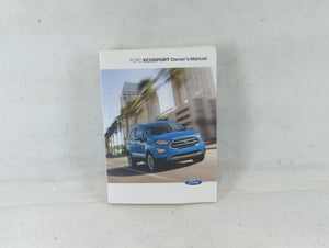 2017 Ford Ecosport Owners Manual Book Guide P/N:GN15- 19G219-ZFA OEM Used Auto Parts