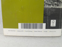 2013 Ford Escape Owners Manual Book Guide P/N:DJ5J 19A321 AA OEM Used Auto Parts - Oemusedautoparts1.com