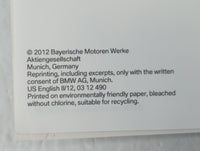 2012 Bmw 328i Owners Manual Book Guide OEM Used Auto Parts - Oemusedautoparts1.com