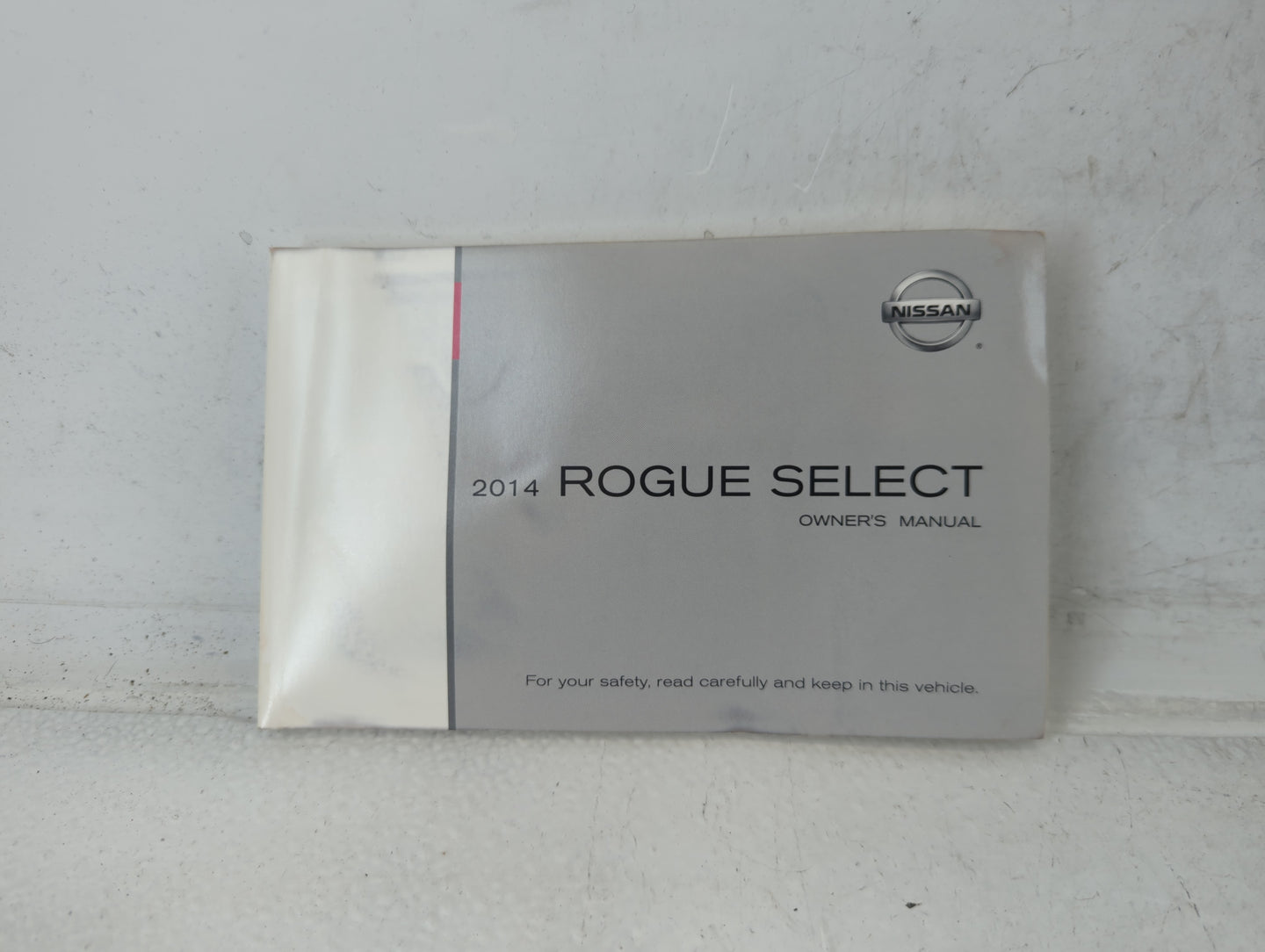2014 Nissan Rogue Select Owners Manual Book Guide P/N:OM14E00S35U0 OEM Used Auto Parts - Oemusedautoparts1.com
