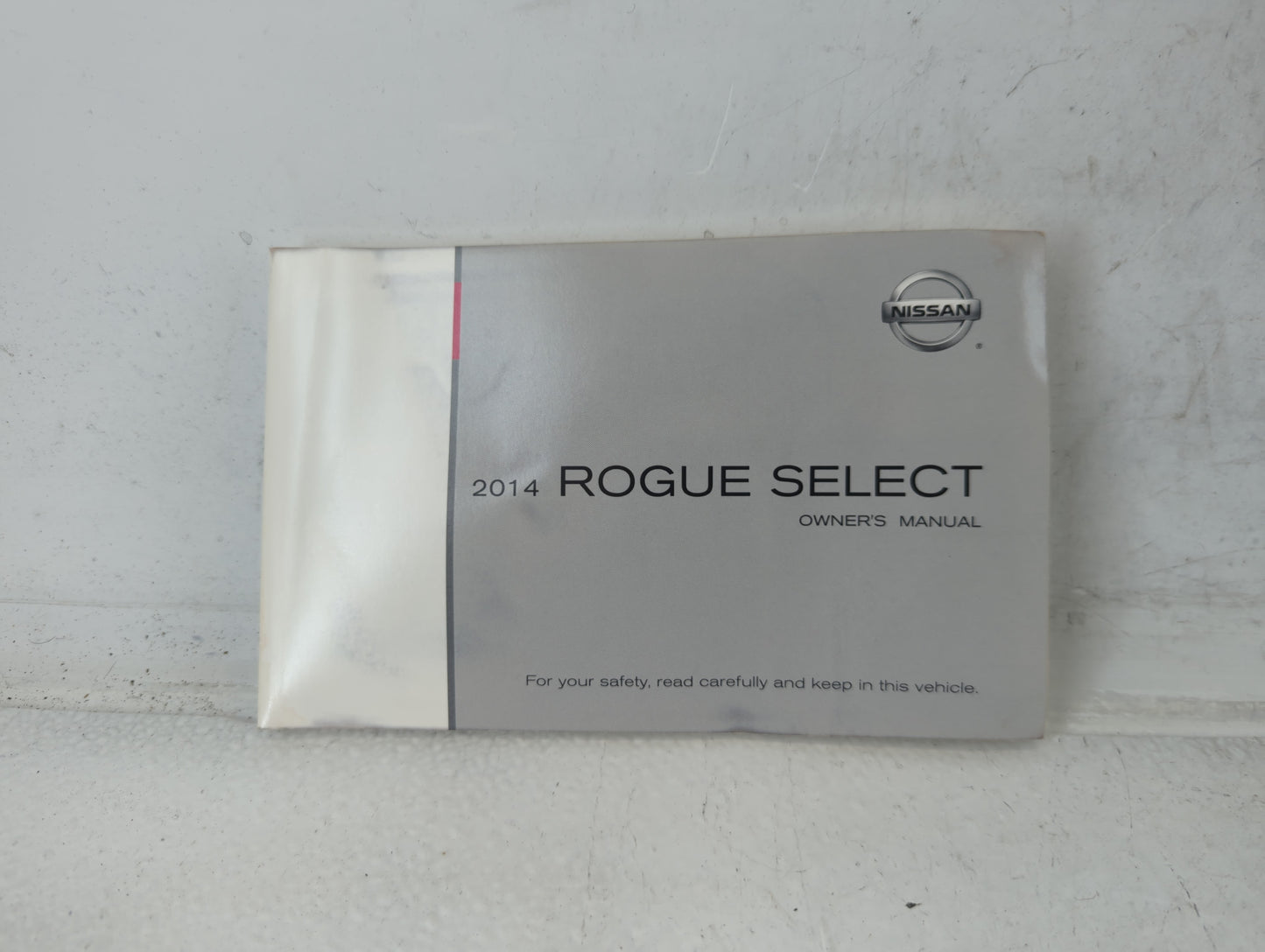 2014 Nissan Rogue Select Owners Manual Book Guide P/N:OM14E00S35U0 OEM Used Auto Parts - Oemusedautoparts1.com