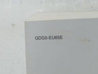 2016 Kia Optima Owners Manual Book Guide P/N:GDG5-EU65E OEM Used Auto Parts - Oemusedautoparts1.com
