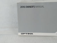 2016 Kia Optima Owners Manual Book Guide P/N:GDG5-EU65E OEM Used Auto Parts - Oemusedautoparts1.com