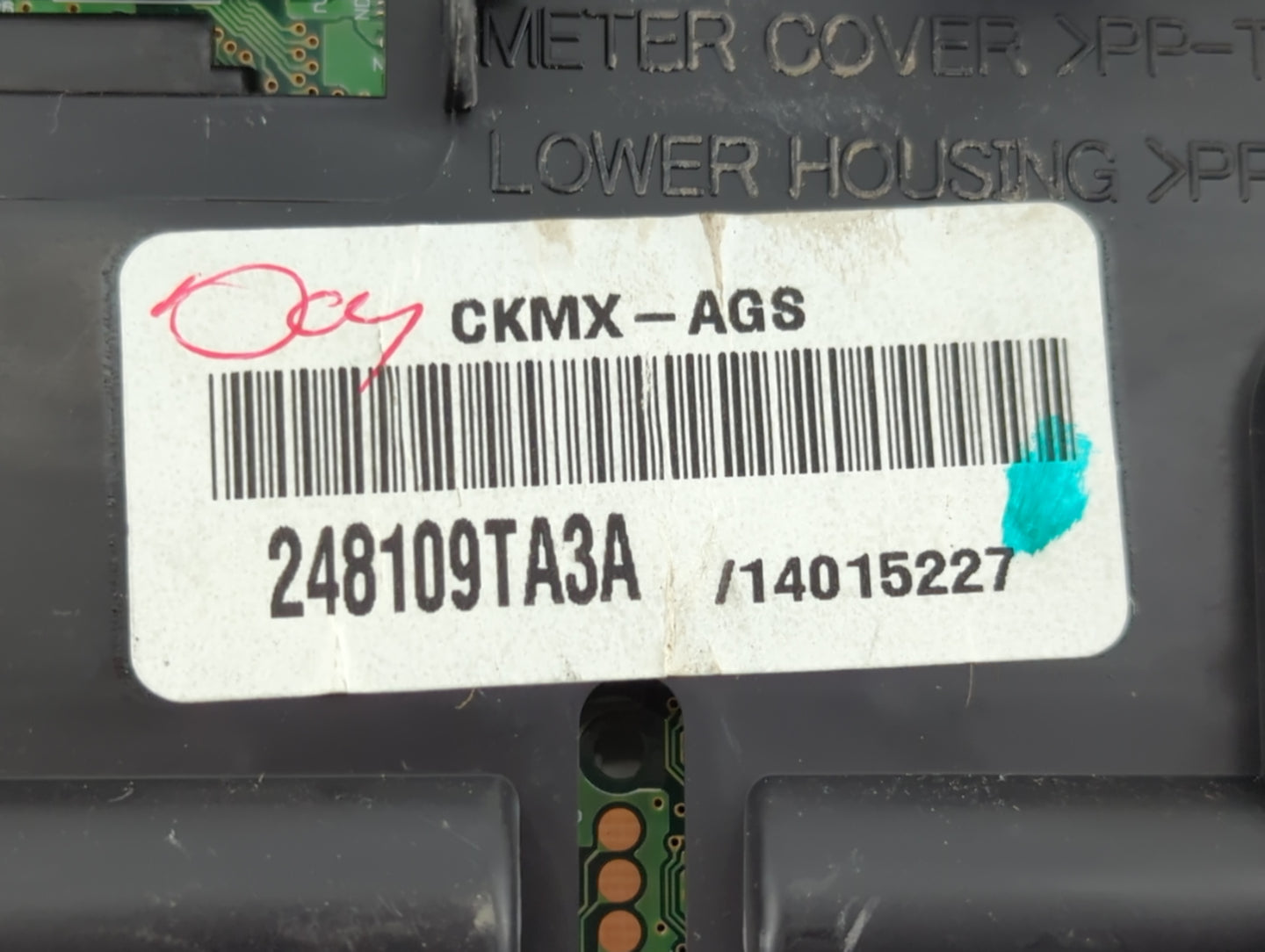 2014-2015 Nissan Rogue Instrument Cluster Speedometer Gauges P/N:CKMX-AGS 248109TA3A Fits Fits 2014 2015 OEM Used Auto Parts - Oemusedautoparts1.com