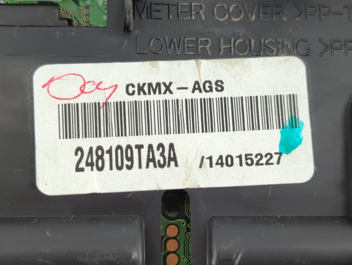 2014-2015 Nissan Rogue Instrument Cluster Speedometer Gauges P/N:CKMX-AGS 248109TA3A Fits Fits 2014 2015 OEM Used Auto Parts - Oemusedautoparts1.com