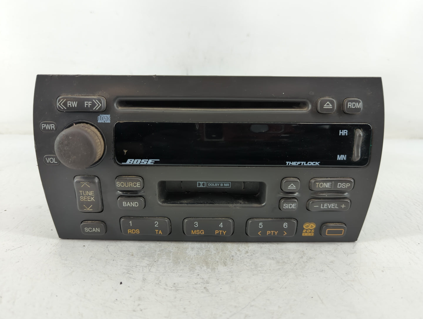 1998-2001 Cadillac Seville Radio AM FM Cd Player Receiver Replacement P/N:09354806 Fits Fits 1998 1999 2000 2001 2002 OEM Used Auto Parts - Oemusedautoparts1.com