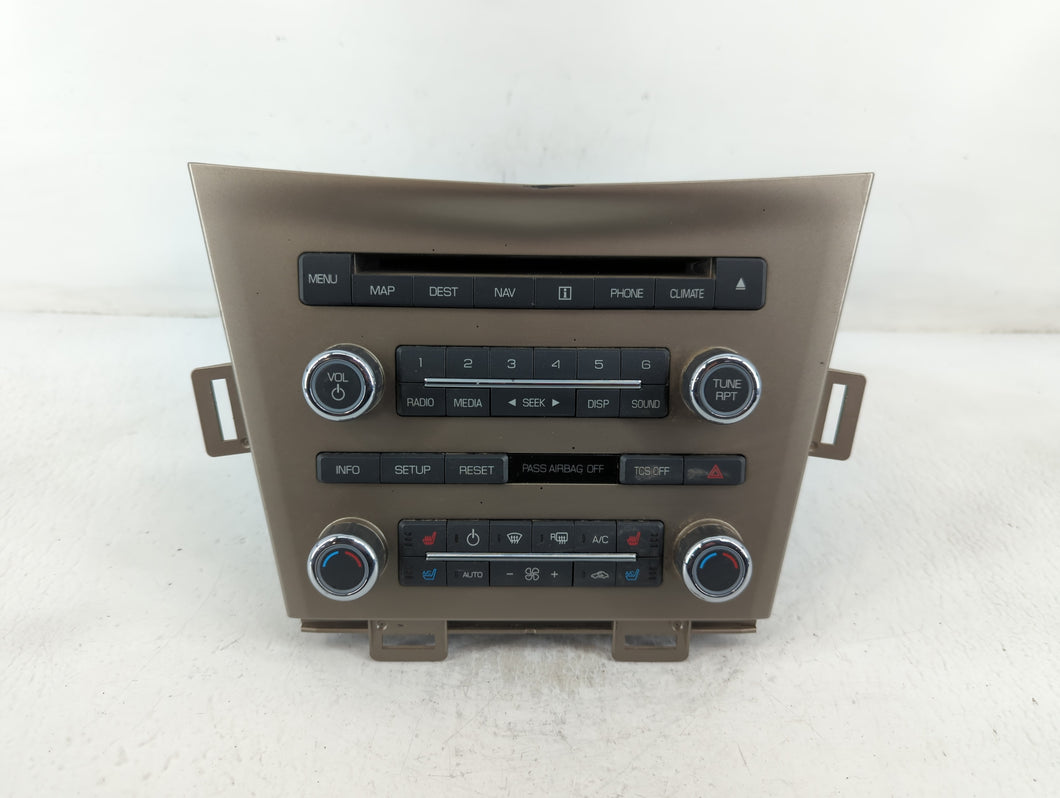 2010-2012 Lincoln Mkt Radio AM FM Cd Player Receiver Replacement P/N:BE9T-18A802-AD AE9T 18A802 AD Fits Fits 2010 2011 2012 OEM Used Auto Parts