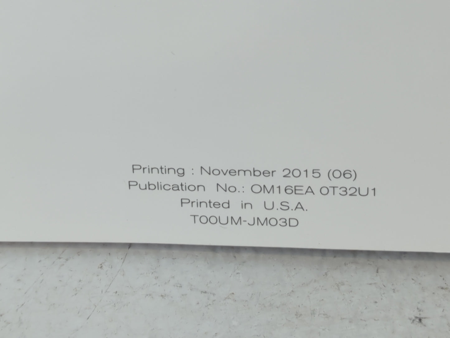 2016 Nissan Rogue Owners Manual Book Guide P/N:OM16EA OT32U1 OEM Used Auto Parts - Oemusedautoparts1.com