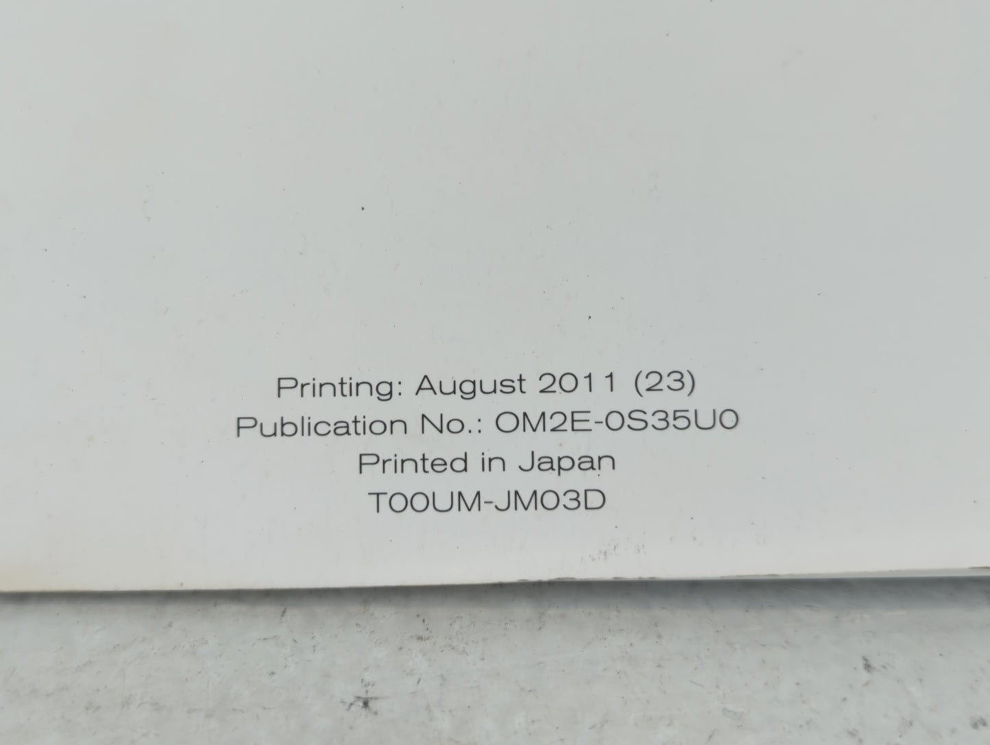 2012 Nissan Rogue Owners Manual Book Guide P/N:OM2E-0S35U0 OEM Used Auto Parts - Oemusedautoparts1.com
