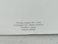2012 Nissan Rogue Owners Manual Book Guide P/N:OM2E-0S35U0 OEM Used Auto Parts - Oemusedautoparts1.com