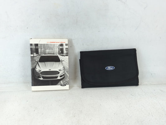 2014 Ford Fusion Owners Manual Book Guide P/N:EE5J19A321 AA OEM Used Auto Parts - Oemusedautoparts1.com