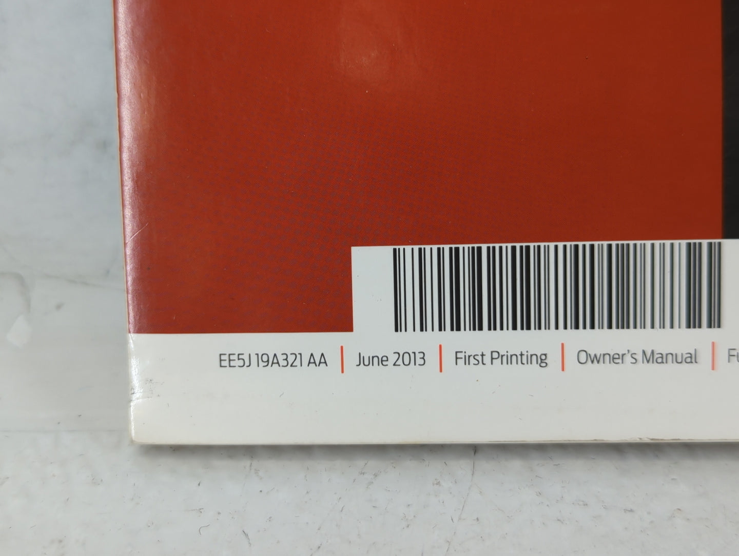 2014 Ford Fusion Owners Manual Book Guide P/N:EE5J19A321 AA OEM Used Auto Parts - Oemusedautoparts1.com