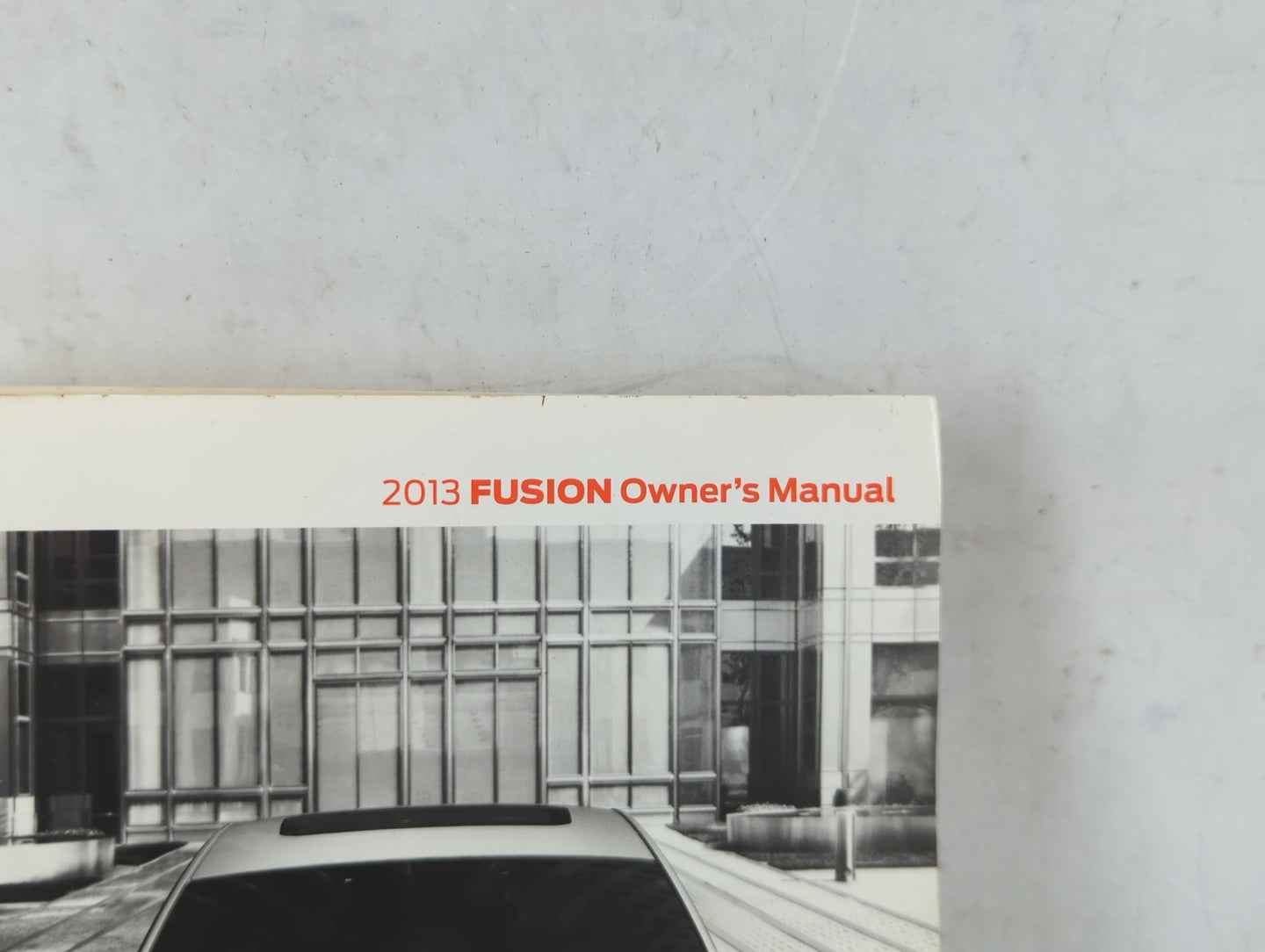 2013 Ford Fusion Owners Manual Book Guide P/N:DE5J19A321 AA OEM Used Auto Parts - Oemusedautoparts1.com