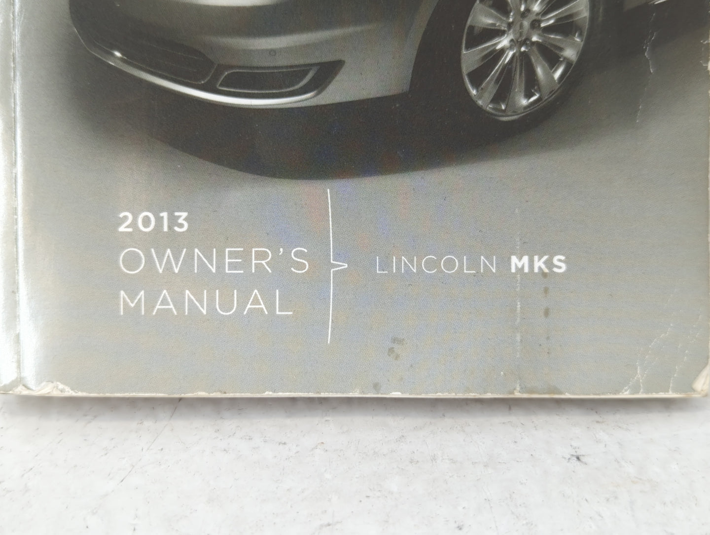 2013 Lincoln Mks Owners Manual Book Guide P/N:DA5J 19A321 AA OEM Used Auto Parts - Oemusedautoparts1.com