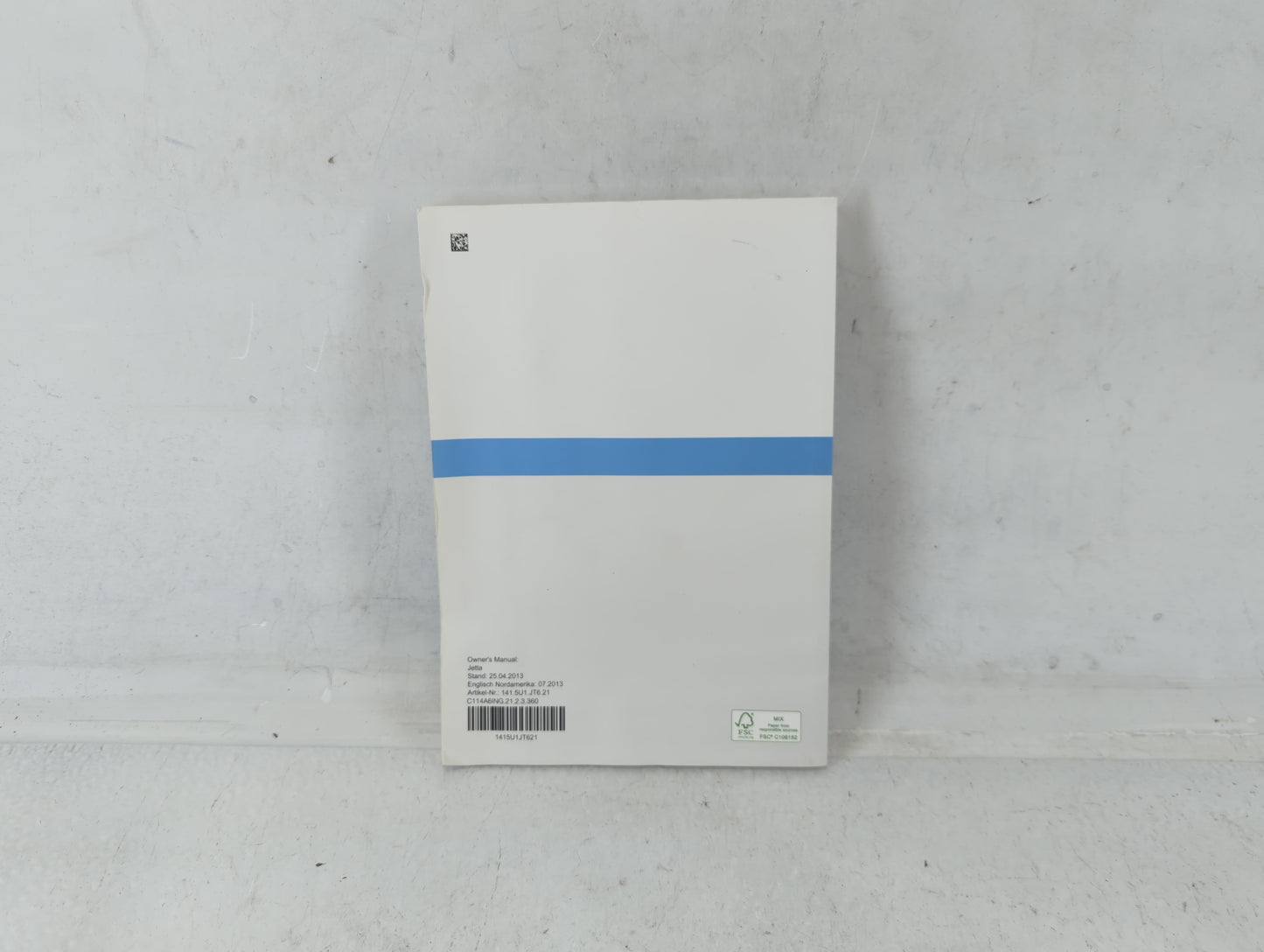 2013 Volkswagen Jetta Owners Manual Book Guide P/N:1415U1JT621 OEM Used Auto Parts - Oemusedautoparts1.com