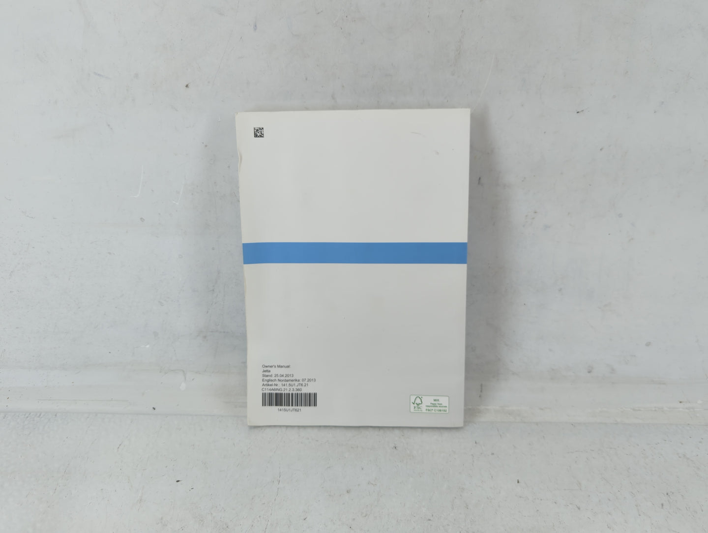 2013 Volkswagen Jetta Owners Manual Book Guide P/N:1415U1JT621 OEM Used Auto Parts - Oemusedautoparts1.com