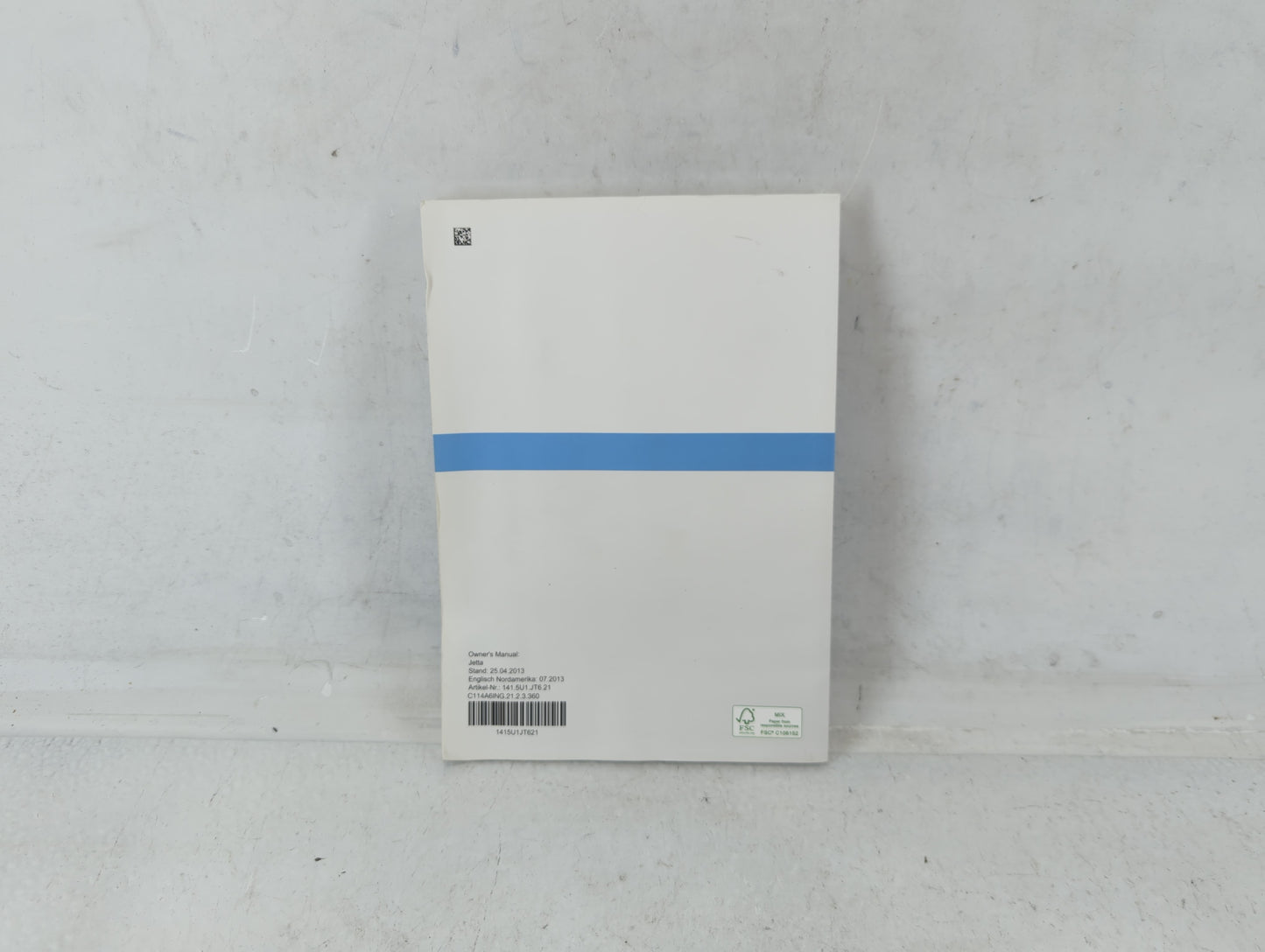 2013 Volkswagen Jetta Owners Manual Book Guide P/N:1415U1JT621 OEM Used Auto Parts - Oemusedautoparts1.com