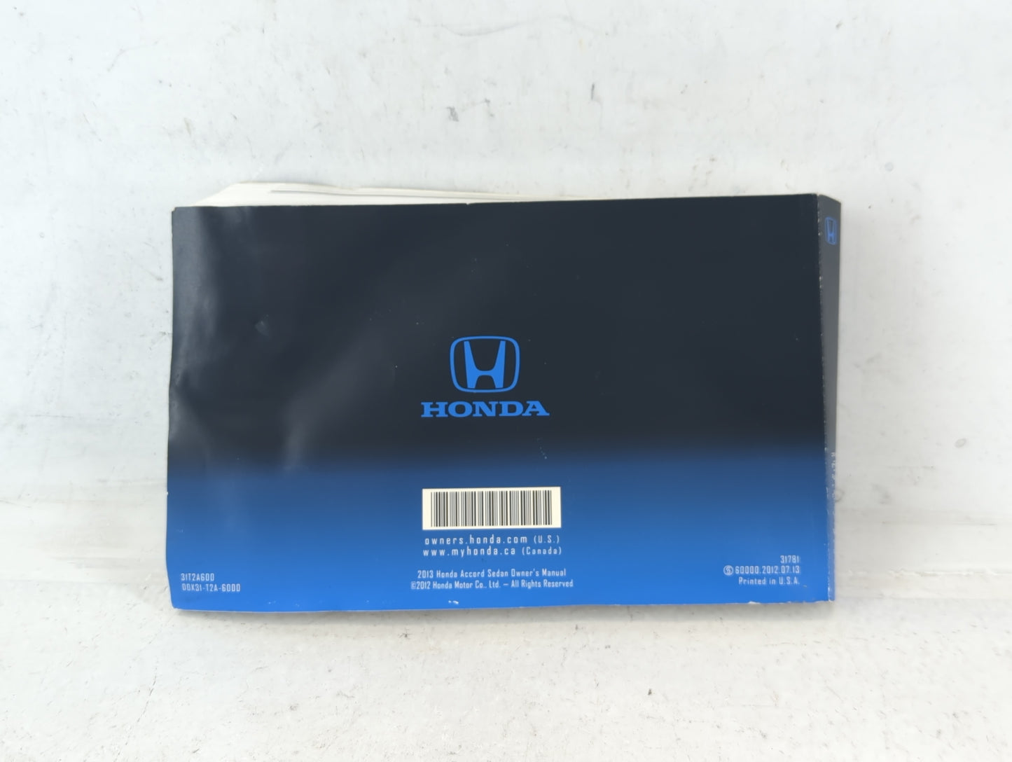 2013 Honda Accord Owners Manual Book Guide OEM Used Auto Parts - Oemusedautoparts1.com