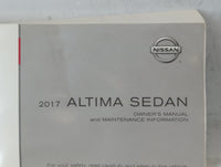 2017 Nissan Altima Owners Manual Book Guide P/N:OM17EA OL33U0 OEM Used Auto Parts - Oemusedautoparts1.com