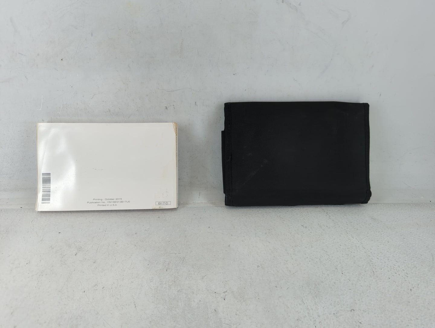2016 Nissan Sentra Owners Manual Book Guide P/N:OM16EM 0B17U0 OEM Used Auto Parts - Oemusedautoparts1.com
