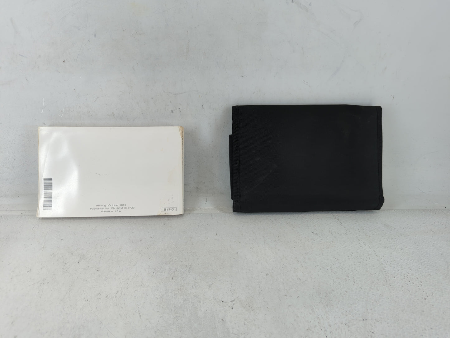 2016 Nissan Sentra Owners Manual Book Guide P/N:OM16EM 0B17U0 OEM Used Auto Parts - Oemusedautoparts1.com
