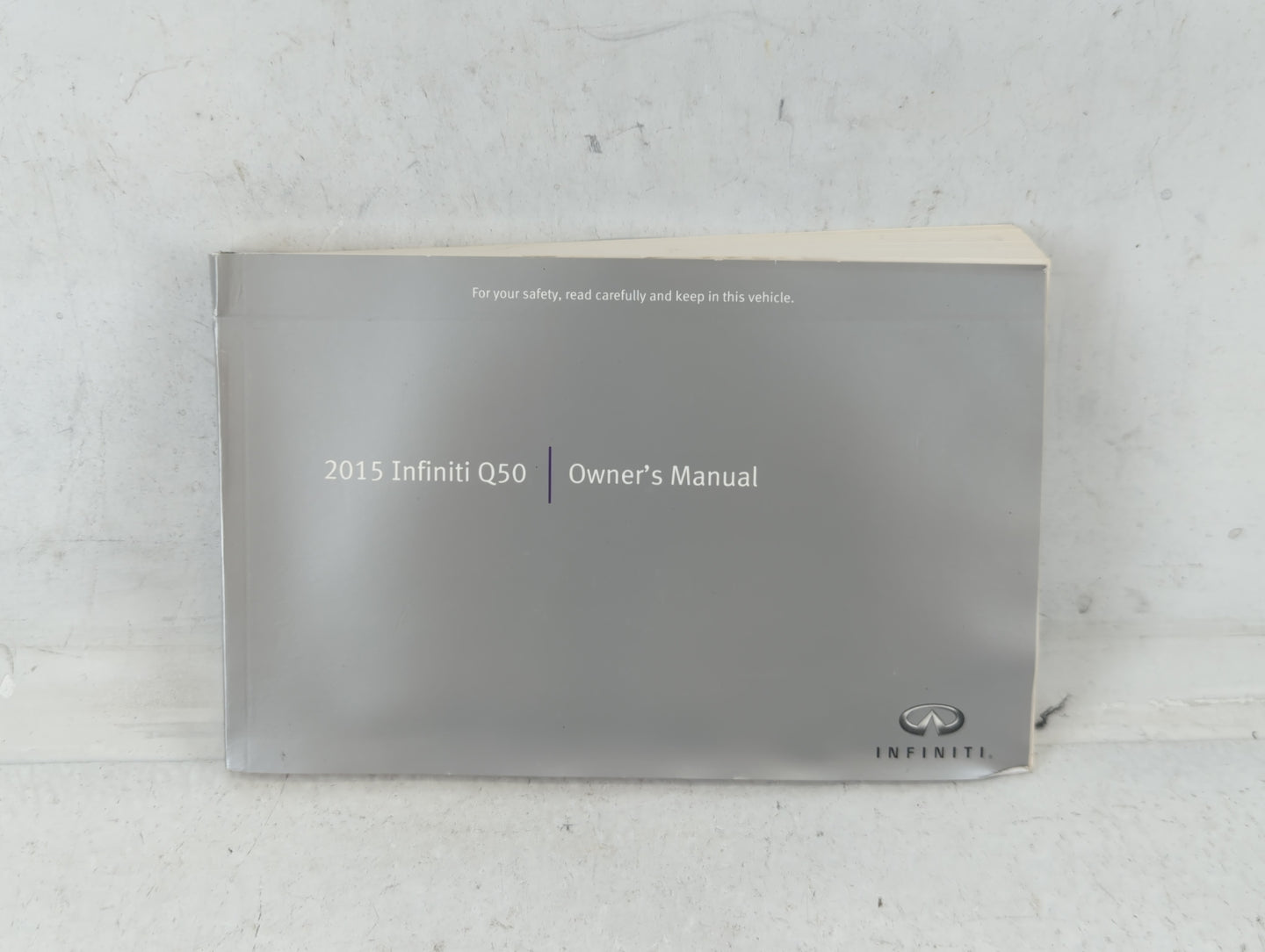 2015 Infiniti Q50 Owners Manual Book Guide P/N:OM15E0 0V37U0 OEM Used Auto Parts - Oemusedautoparts1.com