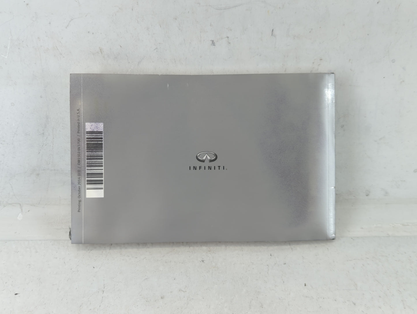 2015 Infiniti Q50 Owners Manual Book Guide P/N:OM15E0 0V37U0 OEM Used Auto Parts - Oemusedautoparts1.com