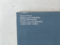2007 Lexus Is350 Owners Manual Book Guide P/N:01999-53578 OEM Used Auto Parts - Oemusedautoparts1.com