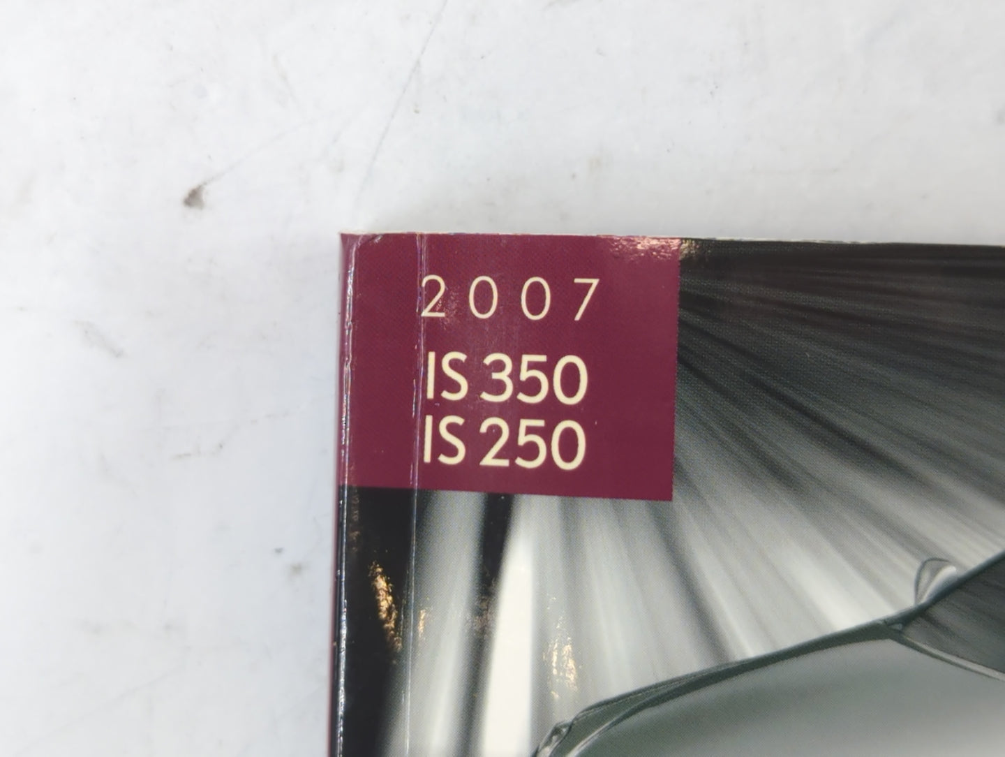 2007 Lexus Is350 Owners Manual Book Guide P/N:01999-53578 OEM Used Auto Parts - Oemusedautoparts1.com