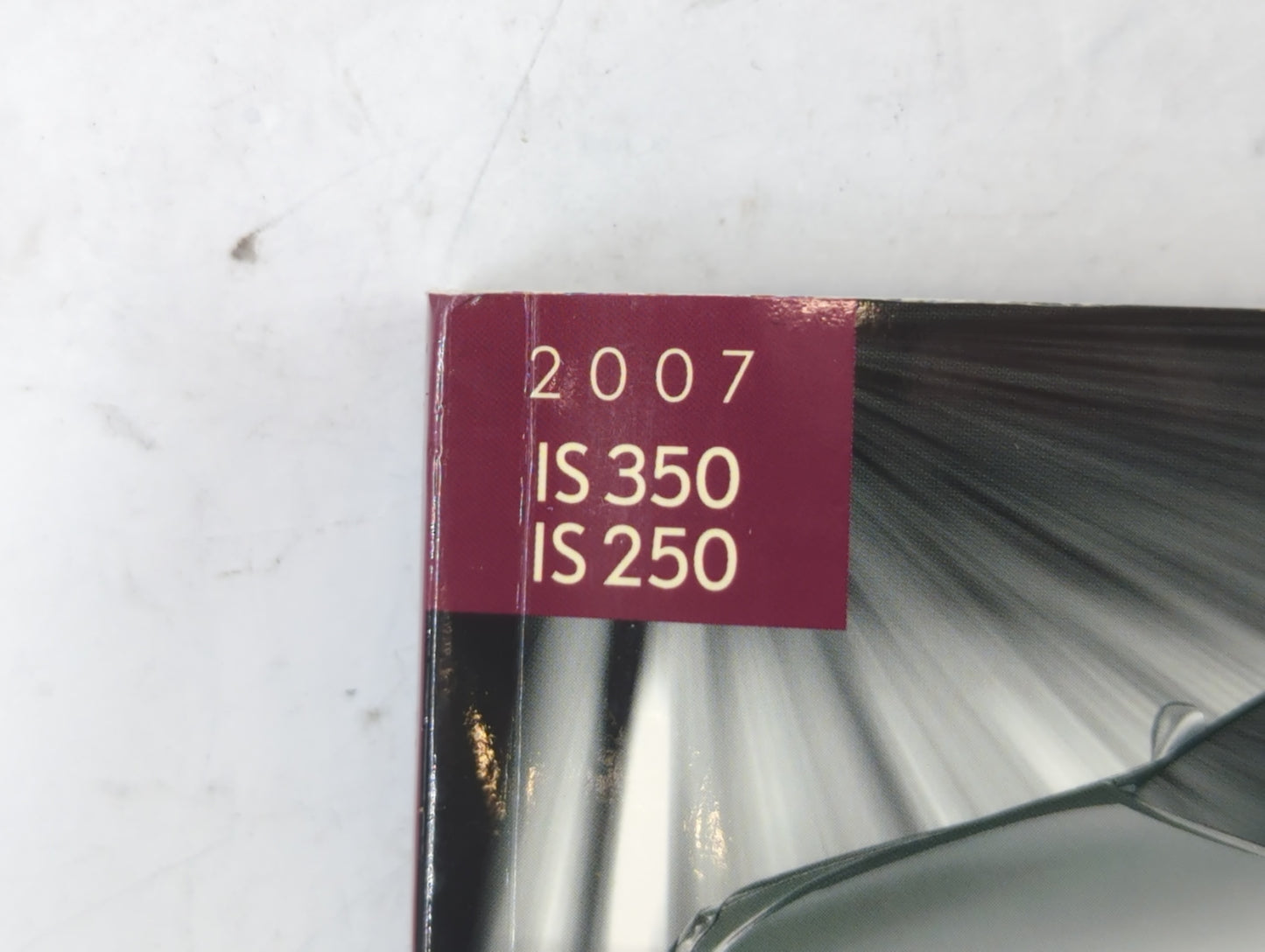 2007 Lexus Is350 Owners Manual Book Guide P/N:01999-53578 OEM Used Auto Parts - Oemusedautoparts1.com