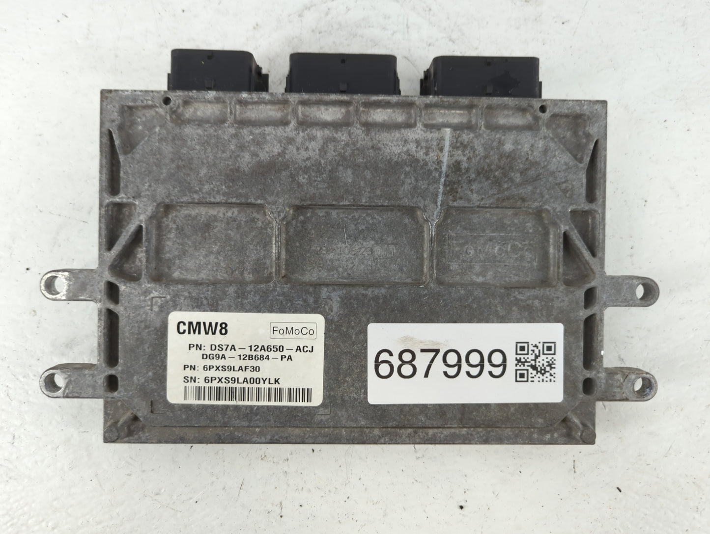 2013 Ford Fusion PCM Engine Control Computer ECU ECM PCU OEM P/N:DS7A-12A650-ACJ Fits OEM Used Auto Parts - Oemusedautoparts1.com
