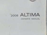 2008 Nissan Altima Owners Manual Book Guide P/N:OM8E-0L32U2 OEM Used Auto Parts - Oemusedautoparts1.com
