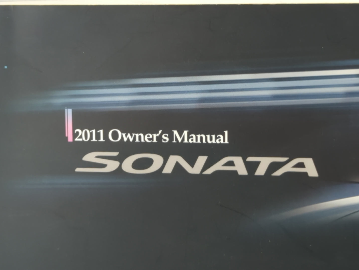 2011 Hyundai Sonata Owners Manual Book Guide P/N:A3S0-EU05E OEM Used Auto Parts - Oemusedautoparts1.com