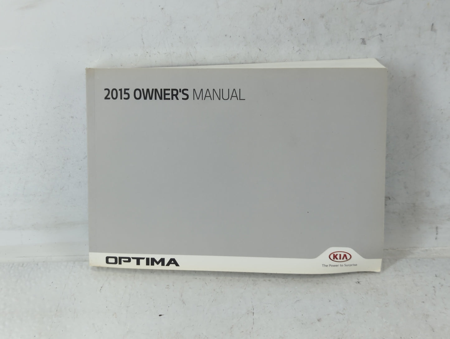 2015 Kia Optima Owners Manual Book Guide P/N:F4CO-EU541 OEM Used Auto Parts - Oemusedautoparts1.com