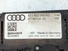 2009-2012 Audi A4 Climate Control Module Temperature AC/Heater Replacement P/N:8T1 820 043 AQ Fits OEM Used Auto Parts